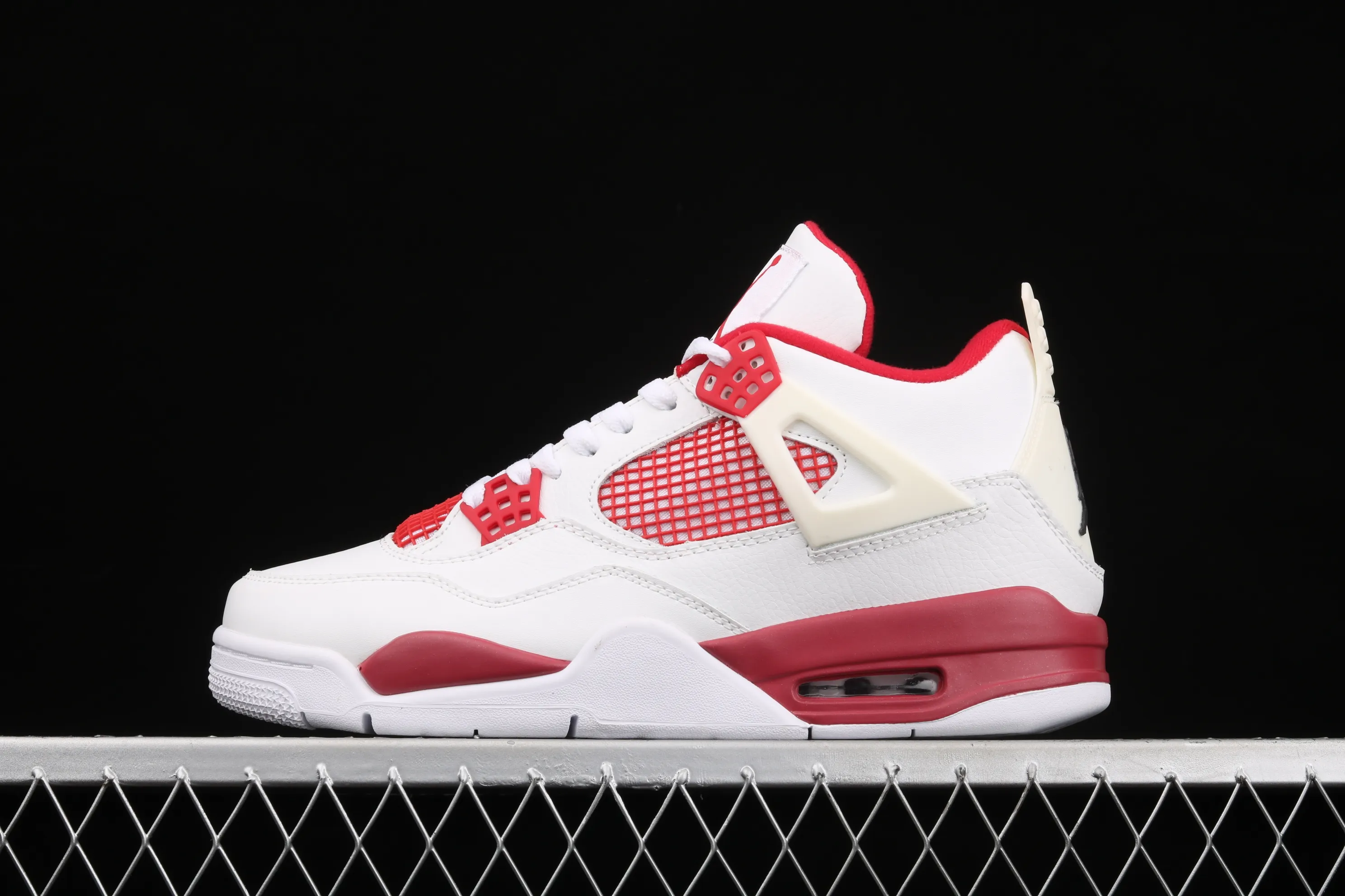 All categories Air Jordan Jordan series basketball shoes Air Jordan 4 G version Air Jordan 4 Motorsport AJ4 Joe 4 Racing White Red 308497-106